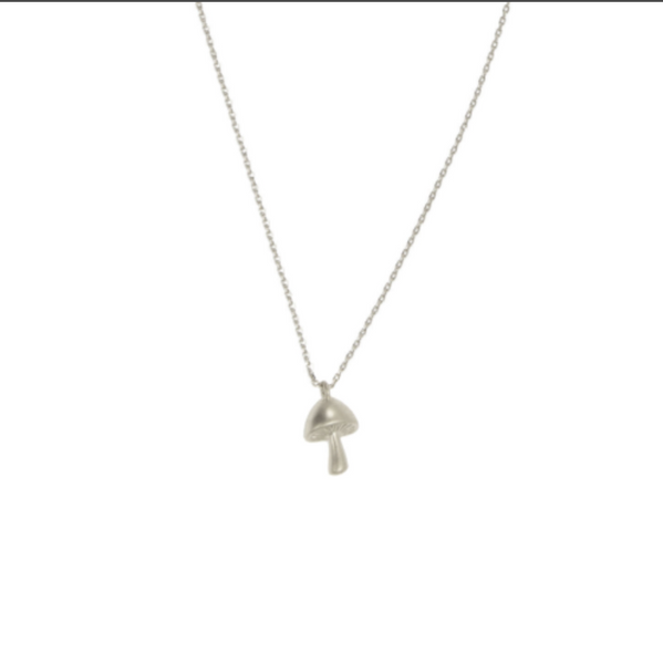 Mushroom Pendant Necklace