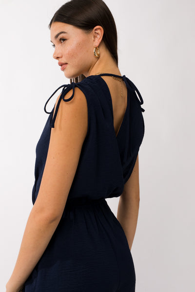 Navy Blue Romper