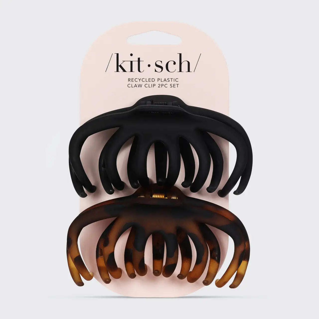 Octopus Claw Clips 2pc - Black & Tort