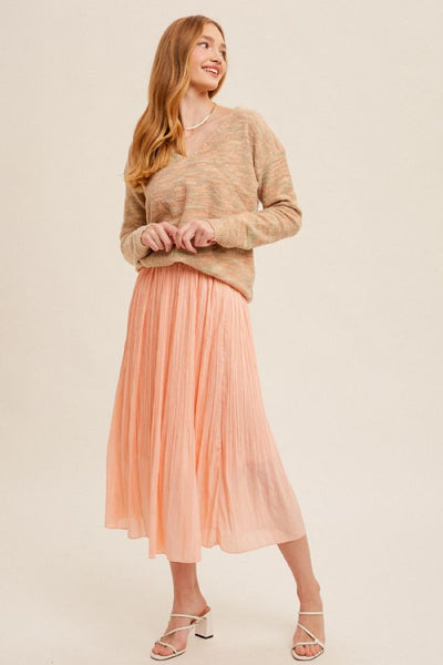 Blush Midi Skirt