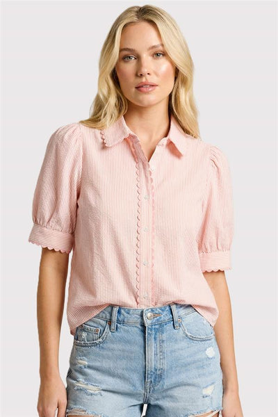 Parker Pinstripe Top