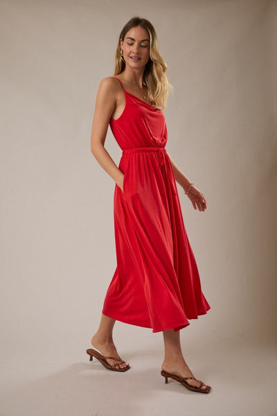Scarlet Grace Midi Dress