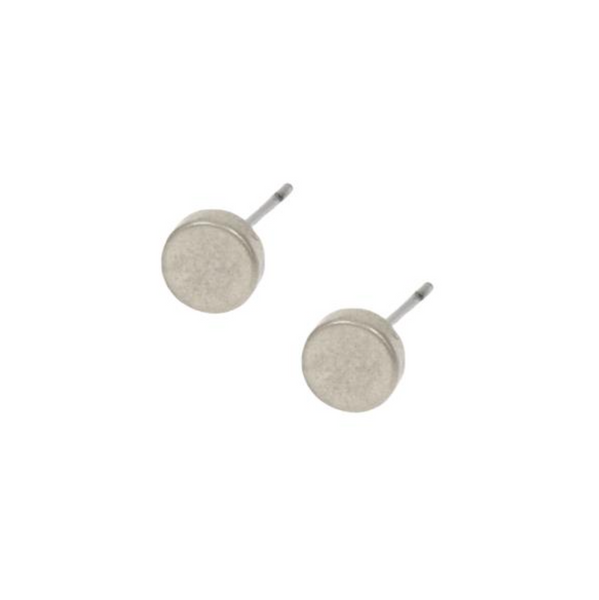 Round Stud Earrings