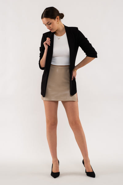 3/4 Sleeve Black Blazer