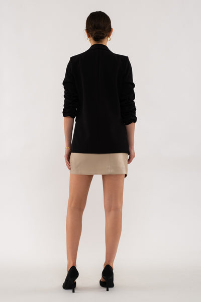 3/4 Sleeve Black Blazer