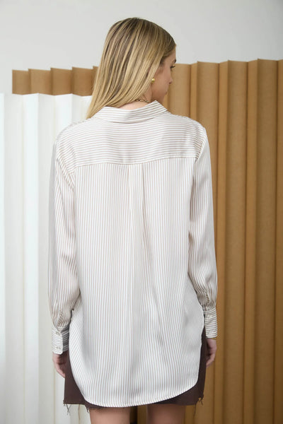 Palmer Pinstripe Blouse