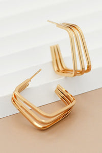 Triple Square Hoops