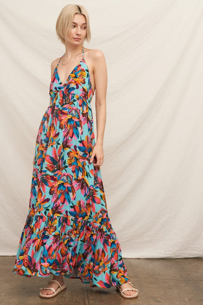 Laguna Halter Maxi Dress