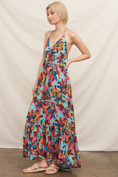 Laguna Halter Maxi Dress