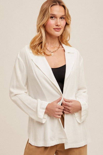 Linen Blend Blazer