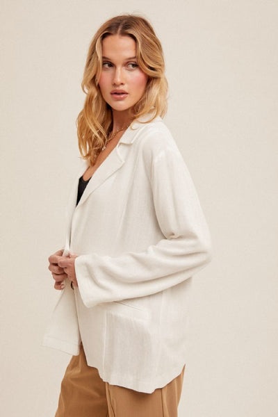 Linen Blend Blazer