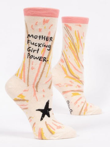 Mother F*ing Girl Power - Women's Crew Socks