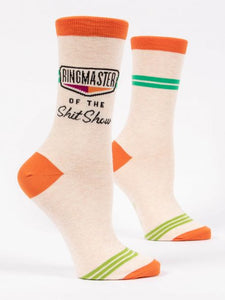 Ringmaster of the Shit Show - Women's Crew Socks