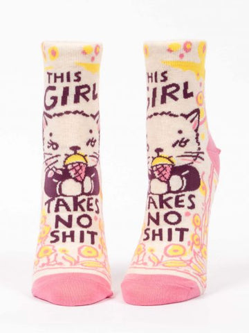 This Girl Takes No Shit - Women's Ankle Socks