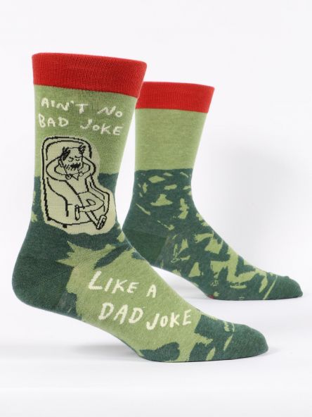 Ain't No Joke Like a Dad Joke - Men's Crew Socks