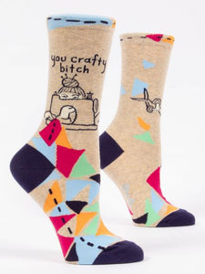 Crafty Bitch - Women's Crew Socks