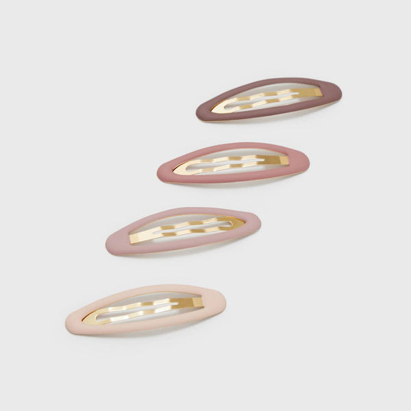 Enamel Snap Clips - Terracotta