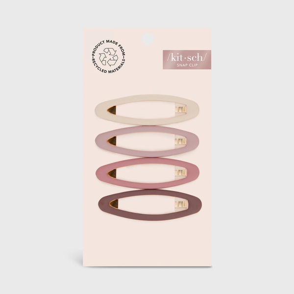 Enamel Snap Clips - Terracotta
