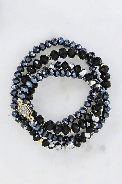 Beaded Bracelet Set - 4
