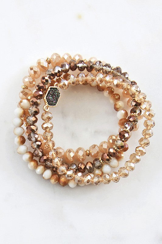 Beaded Bracelet Set - 4