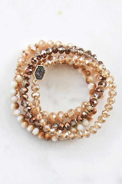 Beaded Bracelet Set - 4