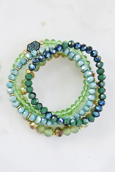 Beaded Bracelet Set - 4