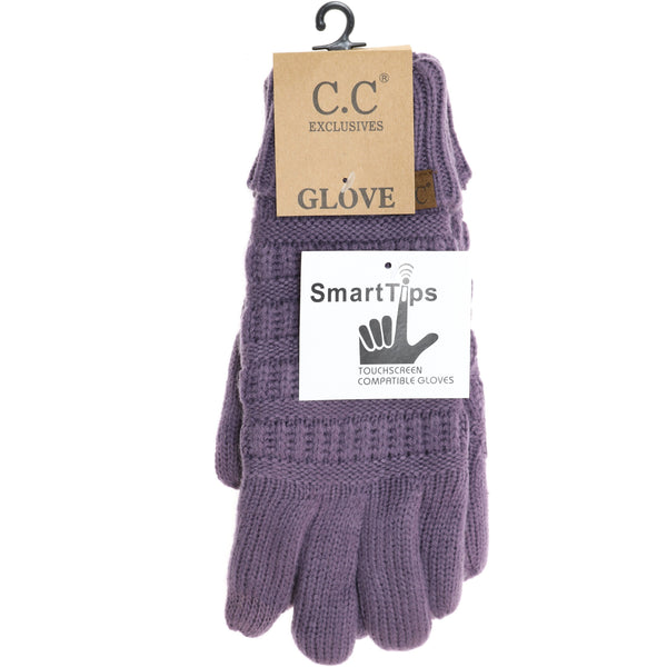 CC Knit Gloves - Solid