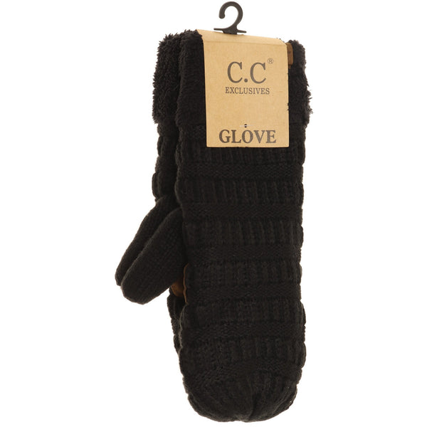 CC Knit Mittens - Solid