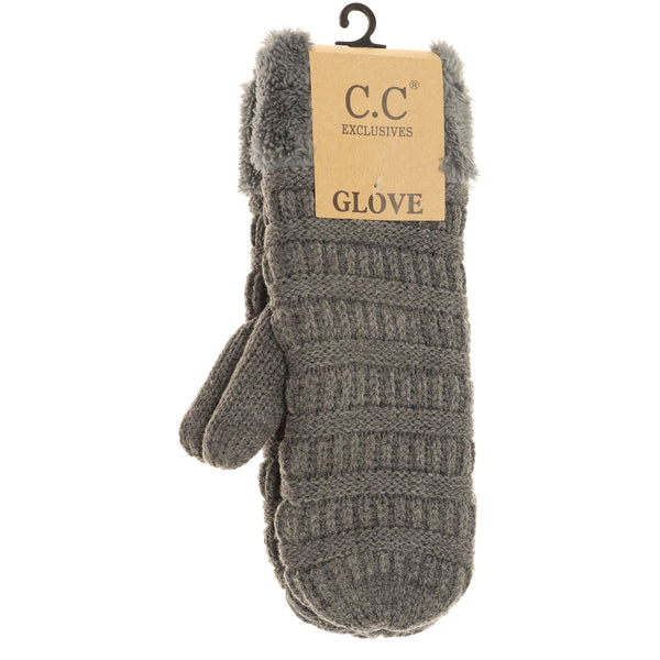 CC Knit Mittens - Solid