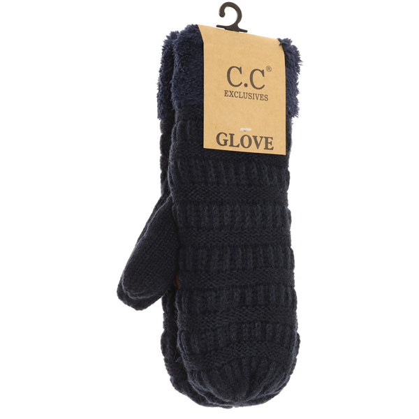 CC Knit Mittens - Solid