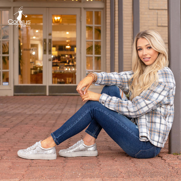 Corky's Down Time Metallic Sneakers