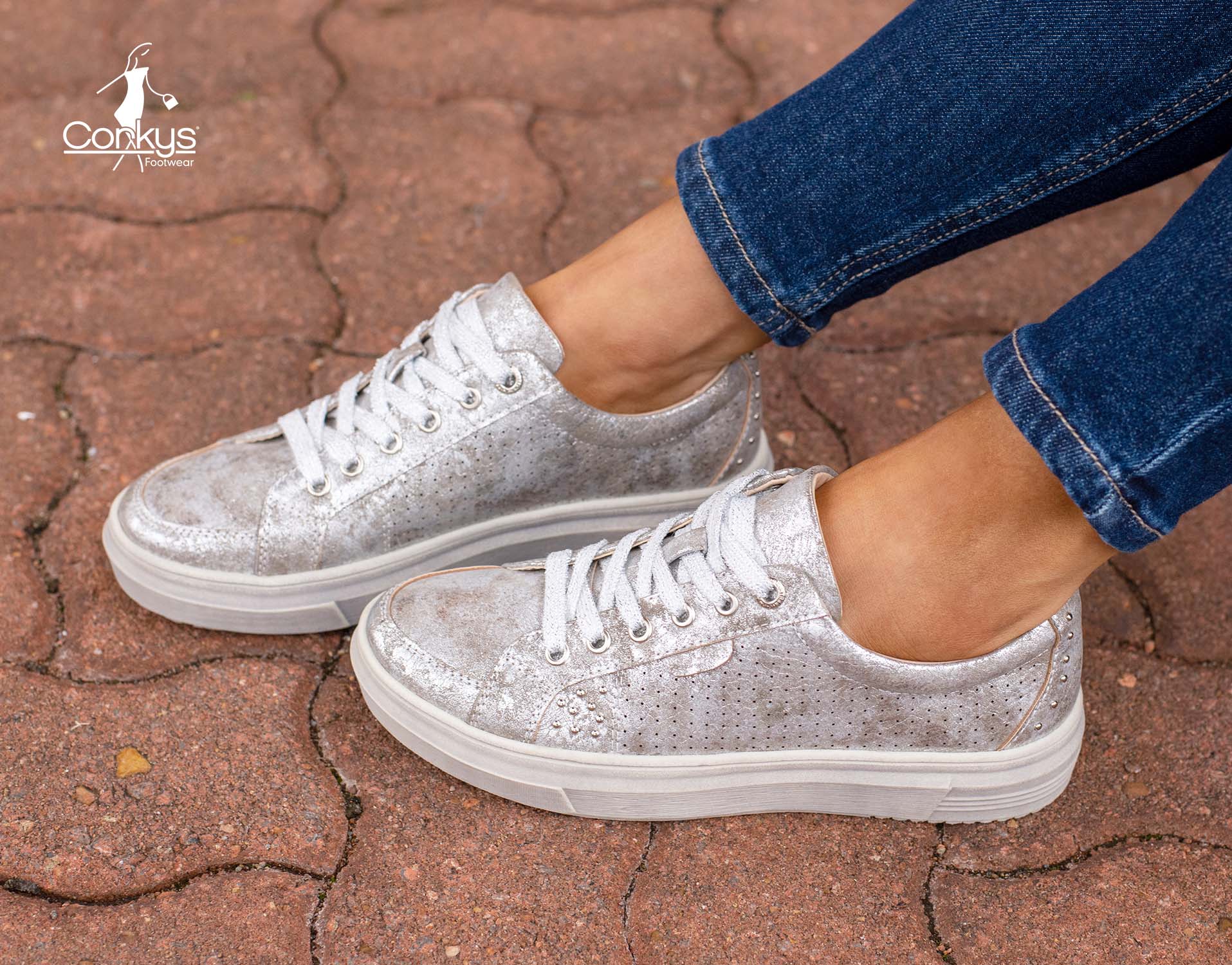 Corky's Down Time Metallic Sneakers