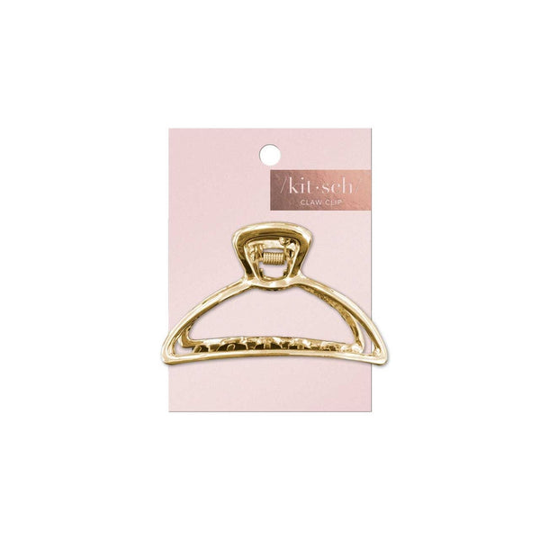 Open Shape Claw Clip - Gold