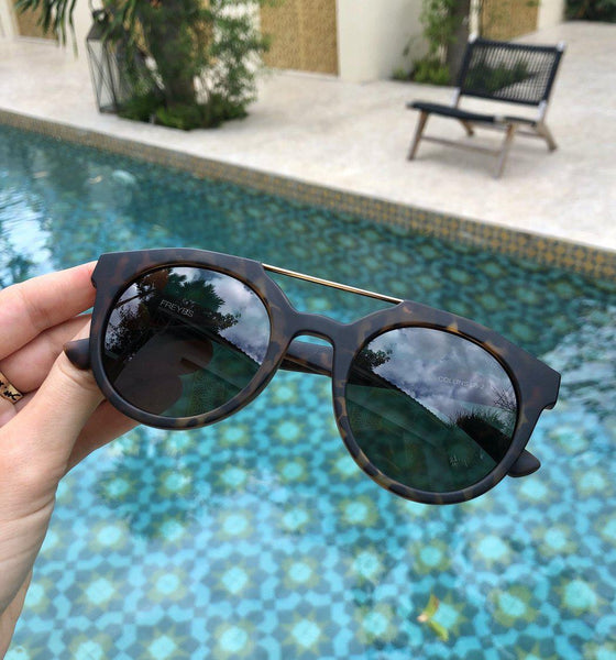 Collins Matte Tortoise Shell Sunglasses