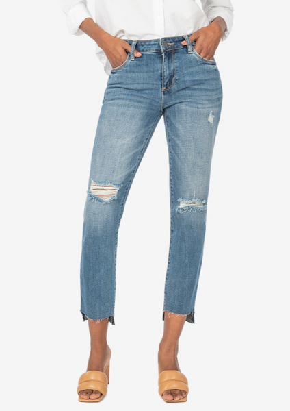 Kut from the Kloth - Reese Ankle Straight (Distressed)
