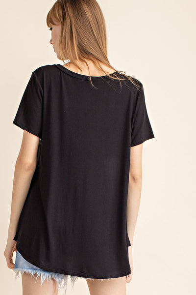 Brooklyn Bamboo Tee - Black