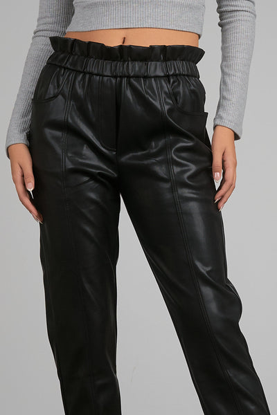 Faux Leather Pants