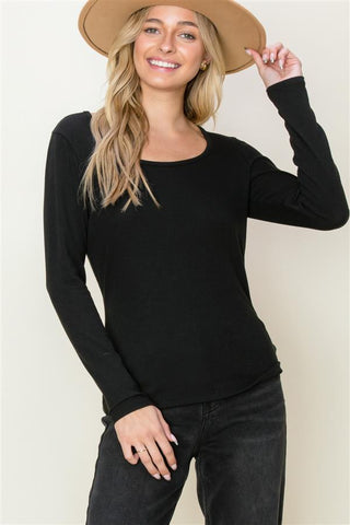 Sasha Scoop Neck Top