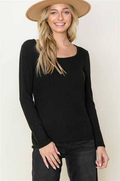Sasha Scoop Neck Top