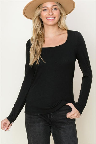 Sasha Scoop Neck Top