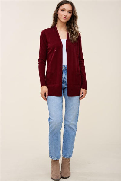 Sarah Cardigan - Burgundy