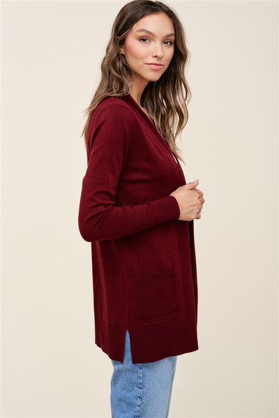 Sarah Cardigan - Burgundy