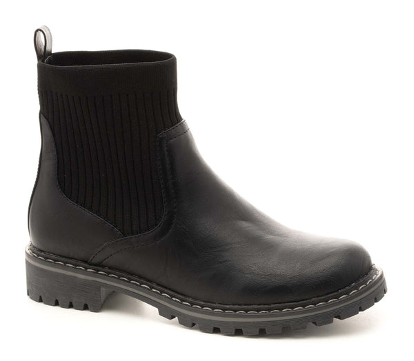 Cabin Fever Sweater Top Boots - Black