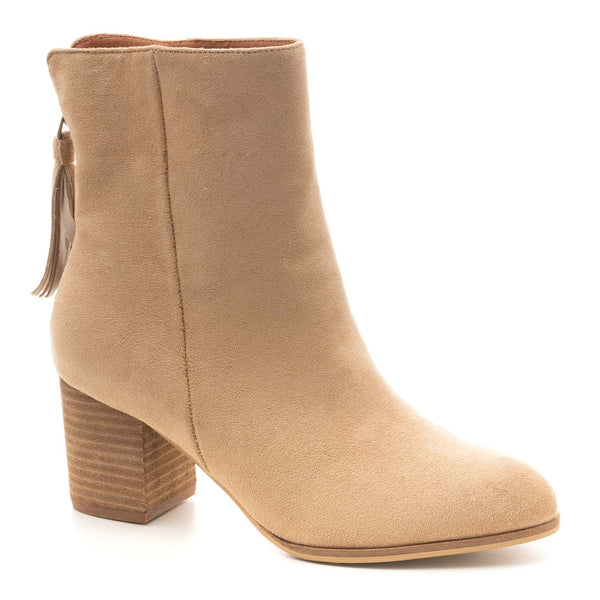 Boujee Cream Ankle Boots
