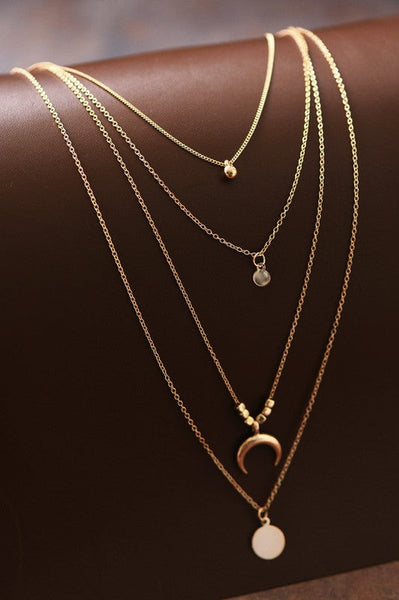 Multi Layer Necklace - Gold