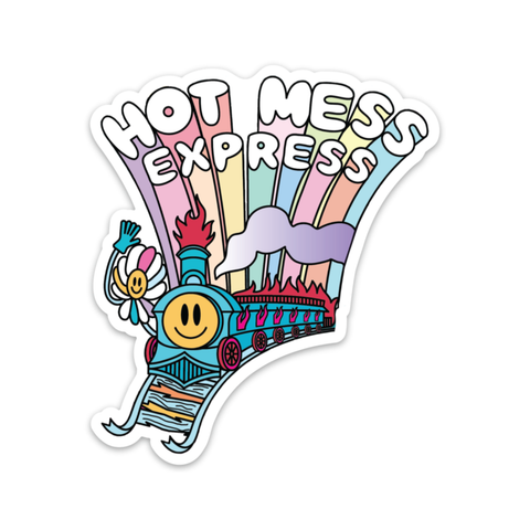 "Hot Mess Express" Sticker