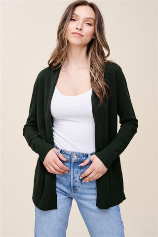 Sarah Cardigan - Hunter Green
