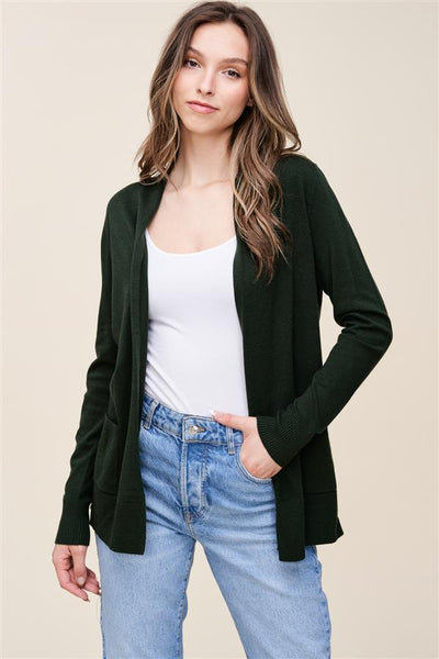 Sarah Cardigan - Hunter Green