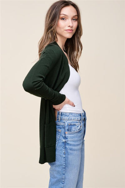 Sarah Cardigan - Hunter Green