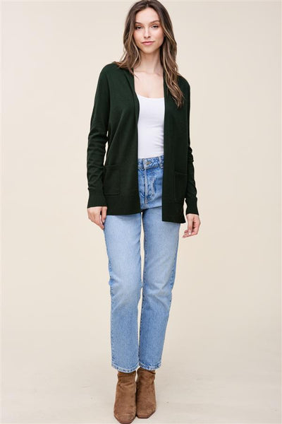 Sarah Cardigan - Hunter Green